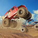 download monster truck racing tracks mod apk