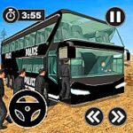 download police bus passenger transport mod apk